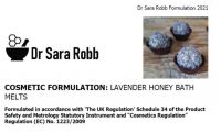 FORMULATION Lavender Honey Bath Melts