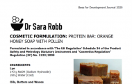 FORMULATION Protein Bar: Orange Honey Soap with Pollen