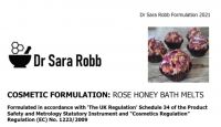 FORMULATION Rose Honey Bath Melts