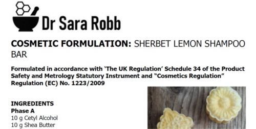 FORMULATION Sherbet Lemon Shampoo Bar